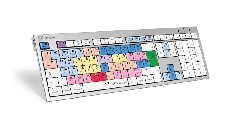 Image of Logickeyboard LKB-MCOM4-CWMU-UK keyboard Office USB QWERTY UK English