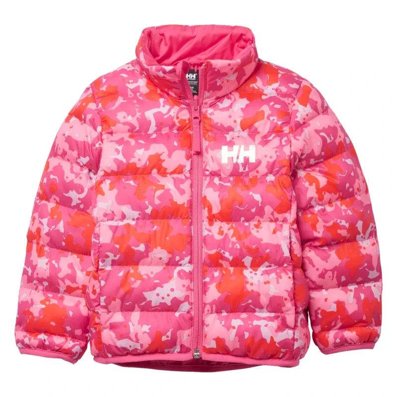Image of Helly Hansen Children's Helly Hansen Dalen Reversible Down Coat Rose Unisex 7 ans