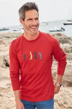 Image of Long Sleeve Printed T-Shirt