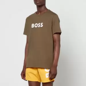 Image of BOSS Swimwear Slim Fit Cotton-Jersey T-Shirt - M