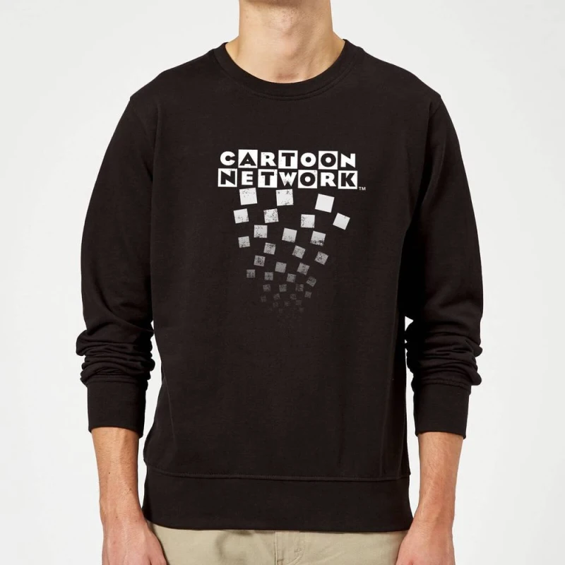 Image of Cartoon Network Logo Fade Sweatshirt - Black - L