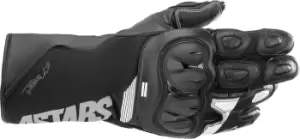 Image of Alpinestars SP-365 Drystar Motorcycle Gloves, black-white, Size S, black-white, Size S