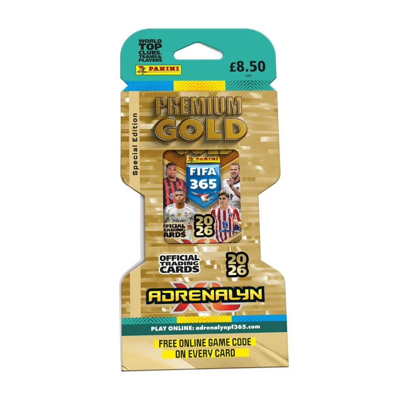 Image of Panini FIFA 365 2025/26 Adrenalyn XL Trading Card Collection Premium Gold Packs Gold Pack unisex One Size