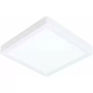 Image of Loops - Wall / Ceiling Light White 210mm Square Surface Mounted 16.5W LED 3000K