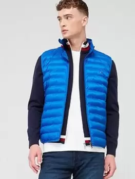 Image of Tommy Hilfiger Packable Padded Vest - Blue Size M, Men