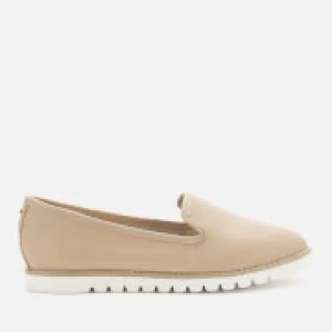 Image of Dune Womens Galleon Leather Comfort Loafers - Cappuccino - UK 8