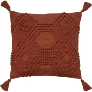 Image of Furn Halmo Cushion Cover (One Size) (Brick Red) - Brick Red