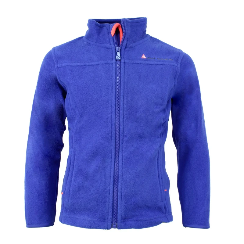 Image of Girl's fleece jacket Peak Mountain Facesare Bleu Female 8 ans