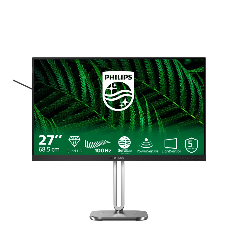 Image of Philips 5000 series 27B2G5500/00 computer monitor 68.6cm (27") 2560 x 1440 pixels Quad HD LCD Anthracite 27B2G5500/00