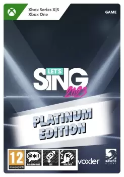 Image of Lets Sing 2023 Platinum Edition Xbox One Series X Game