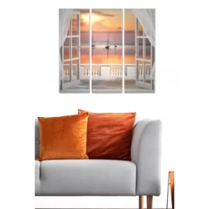 Image of MDF532074742 Multicolor Decorative MDF Painting (3 Pieces)