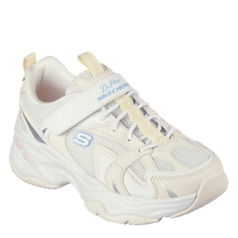 Image of Skechers DLites4 0 Natural/Multi unisex 3 (36)