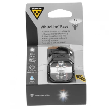 Image of Topeak WhiteLite Race Bike Light - Black