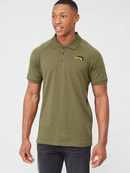 Image of The North Face Raglan Jersey Polo - Olive