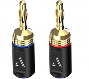 Image of AUSTERE V Series Banana Adapters - Pack of 2, Gold