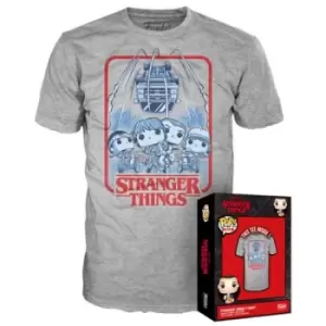 Image of Stranger Things Boxed Tee T-Shirt Group Size S