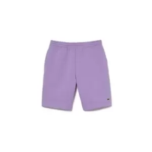 Image of Lacoste Fleece Shorts - Purple