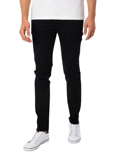 Image of Tommy Jeans Simon Skinny Jeans New Black Stretch 38W x 32L