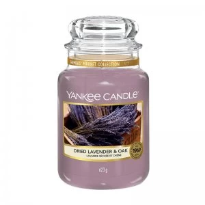 Image of Yankee Candle Dried Lavender & Oak Large Scented Candle 623g