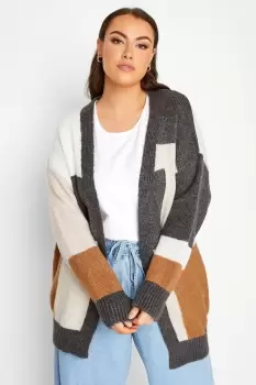 Image of Curve Luxury Colourblock Cardigan