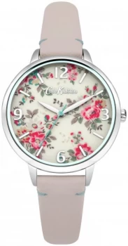 Image of Cath Kidston Ladies Pink Leather Strap Watch