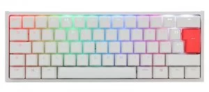 Image of Ducky One2 Mini 60% White Frame RGB USB Mechanical Gaming Keyboard Sil