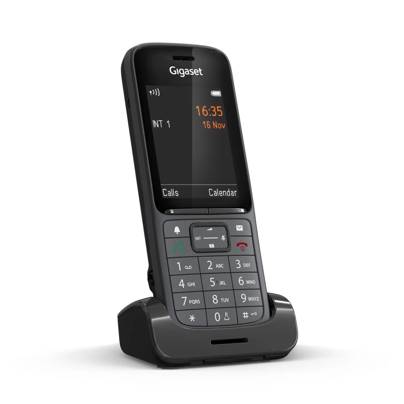 Image of Gigaset SL800H PRO Analog/DECT telephone Caller ID Anthracite. Black