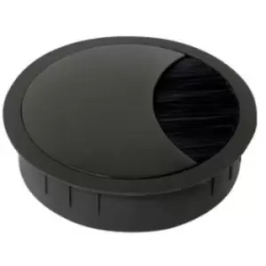 Image of Bachmann 930.302 Cable grommet circular Zinc (die-cast) Black