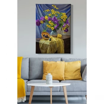 Image of Kanvas Tablo (70 x 100) - 122 Multicolor Decorative Canvas Painting