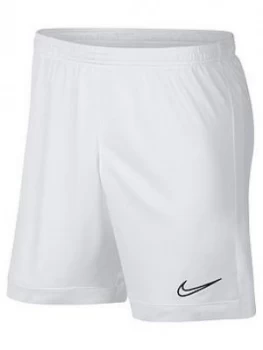 Image of Boys, Nike Junior Dry Knit Academy Short, White, Size L (12-13 Years)