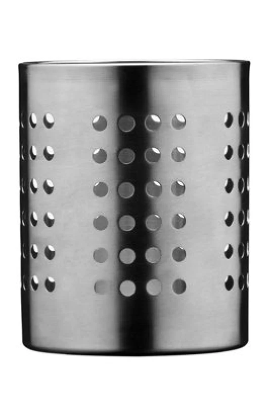 Image of Premier Housewares Brushed Stainless Steel Cutlery Caddy Silver