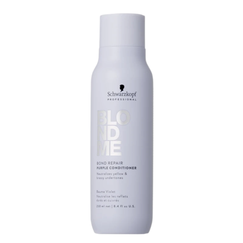 Image of Schwarzkopf Professional BlondMe Bond Repair Purple Conditioner 250ml