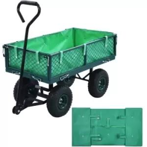 Image of Garden Cart Liner Green Fabric - Green - Vidaxl