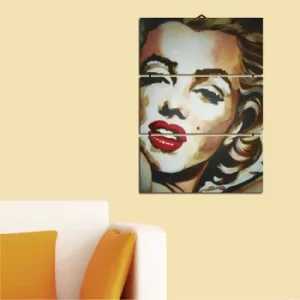 Image of B20 Multicolor Decorative MDF Painting (3 Pieces)