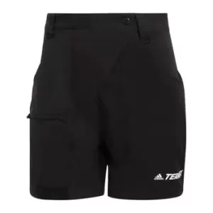 Image of adidas Terrex Zupahike Hiking Shorts Womens - Black