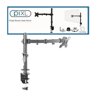 Image of piXL Single Monitor Arm Desk Mount