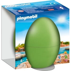 Image of Playmobil Zookeeper with Seal Pups Gift Egg