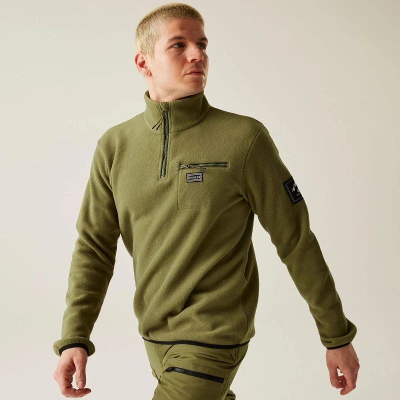 Image of Dare 2b Affinity Fleece Olive Green male XS
