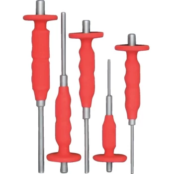 Image of Extra Length Inserted Pin Punch Set (5-Pce) - Kennedy