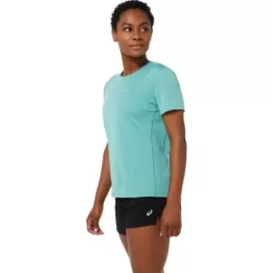 Image of Asics Womens Katakana SS Running Top - Green