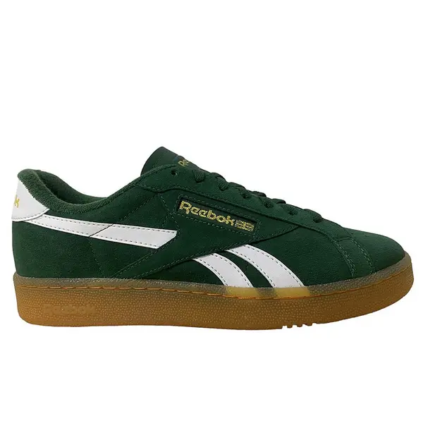 Image of Reebok Club C Grounds Uk, Dark Green/brown/white