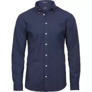 Image of Tee Jays Mens Perfect Long Sleeve Oxford Shirt (M) (Navy)