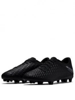 Image of Nike Mens Hypervenom Phantom 3 Club Firm ground Football Boot Black Size 10 Men