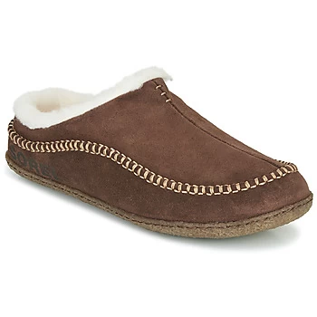 Image of Sorel LANNER RIDGE mens Slippers in Brown,12,13,14