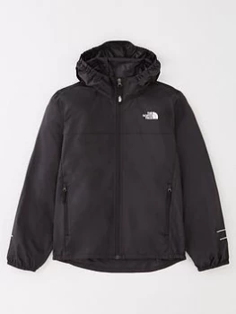 Image of The North Face Youth Boy'S Reactor Wind Jacket - Black/Multi