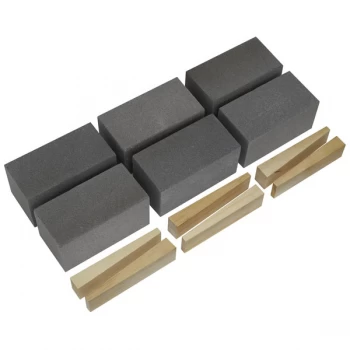 Image of Worksafe FGB120 Floor Grinding Block 50 x 50 x 100mm 120Grit - Pac...