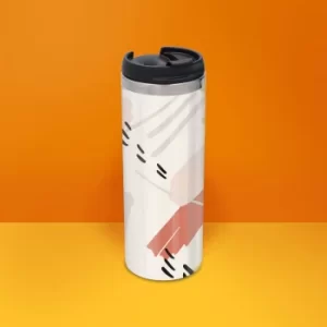 Image of Arty Scribble Stainless Steel Travel Mug