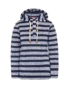 Image of Trespass Society Fleece - Navy/Stripe, Navy Stripe, Size S, Women