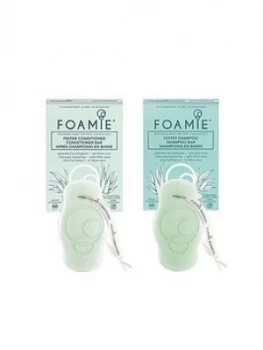 Image of Foamie Aloe Shampoo Bar and Aloe Conditioner Bar