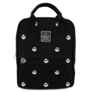 Image of Loungefly Disney The Nightmare Before Christmas Jack Head Canvas Embroidered Backpack